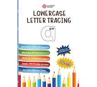Lowercase Letter Tracing Workbook for Kids (B&W): Ideal for children aged 3-8 years with writing challenges, Dysgraphia, Dyslexia, and ADHD I Dysgraphia Support