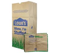 Lowe's H&PC-75419 (25 unidades) 30 galones de papel marrón resistente para césped y basura bolsas para el hogar, versión original