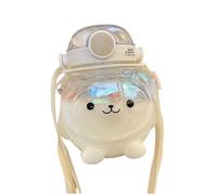 Loweunk Botella de Agua Diseño Animal Segura 1000ml | Disponible en colores suaves para niños, con boca para llenado cómodo y seguridad en el uso diario.