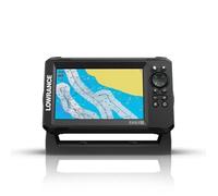Lowrance Eagle 7 Sonda GPS Combinada con Transductor SplitShot HD, Pantalla IPS, IPX7