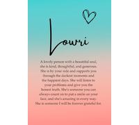 Lowri: A Welsh personalised college ruled notebook for women and girls, a perfect birthday gifts for friends, family and coworkers, a great notebook for journaling and goal setting