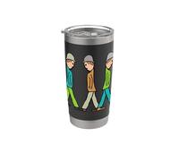 Lowry Stick Figuras Vaso térmico de acero inoxidable de doble pared