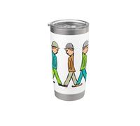 Lowry Stick Figuras Vaso térmico de acero inoxidable de doble pared