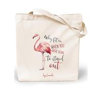 Loxato Bolsa Tela Tote Bag - Bolsos Bandolera Mujer - Bolsas de Algodón Natural 100% Reutilizables - Extra Ancho 8cm Asas Largas 70cm 220 gr/m2 - Bolsas de Tela Bonitas