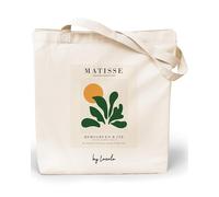 Loxato Bolsa Tela Tote Bag - Bolsos Bandolera Mujer - Bolsas de Algodón Natural 100% Reutilizables - Extra Ancho 8cm Asas Largas 70cm 220 gr/m2 - Bolsas de Tela Bonitas