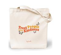 Loxato Bolsa Tela Tote Bag - Bolsos Bandolera Mujer - Bolsas de Algodón Natural 100% Reutilizables - Extra Ancho 8cm Asas Largas 70cm 220 gr/m2 - Bolsas de Tela Bonitas