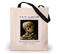 Loxato Tote Bag Aesthetic - Bolso Bandolera Mujer con Cremallera - Bolsa Mujer Grande 37x42cm - Tote Bag Tela Oxford Impermeable - Bolsos para Universitarias