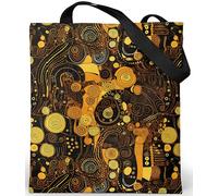 Loxato Tote Bag Aesthetic - Bolso Bandolera Mujer con Cremallera - Bolsa Mujer Grande 37x42cm - Tote Bag Tela Oxford Impermeable - Bolsos para Universitarias