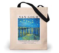 Loxato Tote Bag Aesthetic - Bolso Bandolera Mujer con Cremallera - Bolsa Mujer Grande 37x42cm - Tote Bag Tela Oxford Impermeable - Bolsos para Universitarias