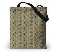 Loxato Tote Bag Aesthetic - Bolso Bandolera Mujer con Cremallera - Bolsa Mujer Grande 37x42cm - Tote Bag Tela Oxford Impermeable - Bolsos para Universitarias