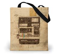 Loxato Tote Bag Aesthetic - Bolso Bandolera Mujer con Cremallera - Bolsa Mujer Grande 37x42cm - Tote Bag Tela Oxford Impermeable - Bolsos para Universitarias