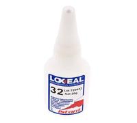 Loxeal Adhesivo Instantáneo 20ml Transparente 2-5s Tiempo de curado Metal, Plástico, Neopreno/Nbr, Epdm y Superficies de Caucho