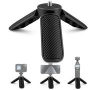 loxeu Mini Trípode con Tornillo 1/4” para dji Osmo Pocket 3 4 Insta 360 | Trípode de Mesa 2 en 1 Portátil Antideslizante pour DJI Osmo Pocket Mobile GoPro Max Action 6 5 4 Insta360 X6 5 Ace Pro 2