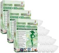 Loxmcvuy 3BOX Luxarise Moringa Apósito Avanzado de Microagujas Nano 10 en 1, Lujoso Parche de Microagujas de Moringa y Berberina, Parche de Microagujas Nano 2026 Natural, para Hombres y Mujeres