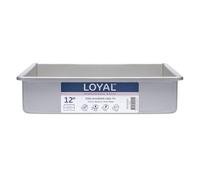 LOYAL Elite Molde Cuadrado, Molde para Hornear Bizcochos, Pasteles y Tartas de Capas, Moldes Reposteria, Cake Pan Square, 30 cm