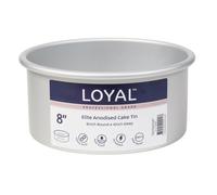 LOYAL Elite Molde Redondo Extra Profundo, Molde para Hornear Pasteles, Tartas de Capas y Pasteles Altos, Moldes Reposteria, Cake Pan Extra Deep Round, 20 cm