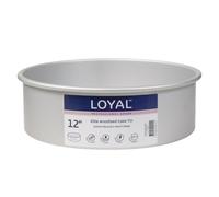 LOYAL Elite Molde Redondo Extra Profundo, Molde para Hornear Pasteles, Tartas de Capas y Pasteles Altos, Moldes Reposteria, Cake Pan Extra Deep Round, 30 cm