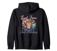 Loyal Fierce and Fabulous Sudadera con Capucha