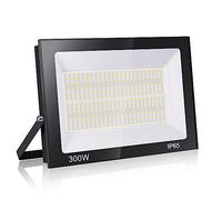 loyal Foco LED Exterior 300W, Alto Brillo 30000LM Proyector LED Exterior Iluminación 3000K Bianco Caldo, Luz de Seguridad Impermeable IP65, Lampara LED Pared Techo para Jardín Garaje Camino Patio