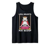 Loyal Subjects May Scoop - Caja de arena divertida para amantes de los gatos Camiseta sin Mangas