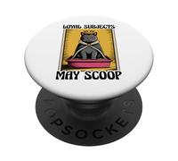 Loyal Subjects May Scoop - Caja de arena divertida para amantes de los gatos PopSockets PopGrip Adhesivo