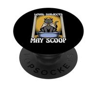 Loyal Subjects May Scoop - Caja de arena divertida para amantes de los gatos PopSockets PopGrip Adhesivo