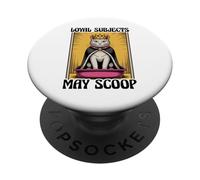 Loyal Subjects May Scoop - Caja de arena divertida para amantes de los gatos PopSockets PopGrip Adhesivo