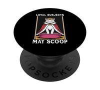 Loyal Subjects May Scoop - Caja de arena divertida para amantes de los gatos PopSockets PopGrip Adhesivo