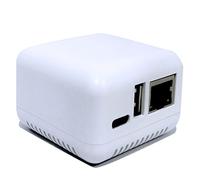 LOYALTY-SECU Network USB Print Server Adapter Supports 10/100Mbps Ethernet to USB 2.0 Printer LPR Windows 11 Printing (RJ45+Bluetooth+Blanca)