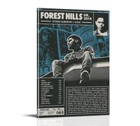 LOYANUKE J Cole - Póster de 2014 Forest Hills Dr para decoración de habitaciones, pintura interior estética, lienzo, pintura al óleo, estrella de película musical, póster