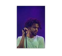 LOYANUKE J Cole - Póster de entradas para conciertos, decoración de habitaciones, pintura interior estética, lienzo, pintura al óleo, estrella de película, álbum musical, póster