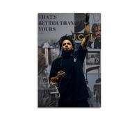 LOYANUKE J Cole - Póster para decoración de habitaciones, pintura estética interior, lienzo, pintura al óleo, estrella de película, álbum de música