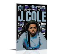 LOYANUKE J Cole - Póster para decoración de habitaciones, pintura estética interior, lienzo, pintura al óleo, estrella de película, álbum de música