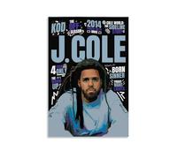 LOYANUKE J Cole - Póster para decoración de habitaciones, pintura estética interior, lienzo, pintura al óleo, estrella de película, álbum de música
