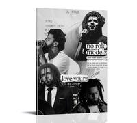 LOYANUKE J Cole - Póster para decoración de habitaciones, pintura estética interior, lienzo, pintura al óleo, estrella de película, álbum de música