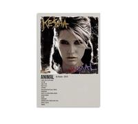 LOYANUKE Ke$ha - Póster de animales Kesha, decoración de habitaciones, pintura estética interior, lienzo, pintura al óleo, estrella de película, música, póster