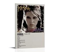 LOYANUKE Ke$ha - Póster de animales Kesha, decoración de habitaciones, pintura estética interior, lienzo, pintura al óleo, estrella de película, música, póster