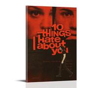 LOYANUKE Póster de 10 cosas que odio sobre ti, decoración de habitación, pintura interior estética, lienzo, pintura al óleo, estrella de película, álbum de música
