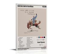 LOYANUKE Póster de Bad Bunny Ft. Eladio Carrion para decoración de habitaciones, pintura estética interior, lienzo, pintura al óleo, estrella de película, álbum musical, póster