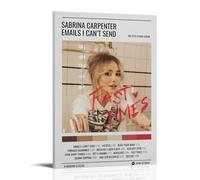 LOYANUKE Póster de Sabrina Carpenter-Emails I Cant Send_20251210212826 - Póster para decoración de habitaciones, estética interior, lienzo, pintura al óleo, estrella de película, música, póster