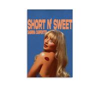 LOYANUKE Póster de Sabrina Carpenter-Short N' Sweet (3)_20251210213443 - Póster para decoración de habitaciones, estética interior, lienzo, pintura al óleo, estrella de película, álbum de música