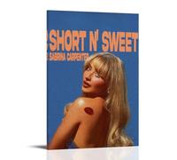 LOYANUKE Póster de Sabrina Carpenter-Short N' Sweet (3)_20251210213443 - Póster para decoración de habitaciones, estética interior, lienzo, pintura al óleo, estrella de película, álbum de música