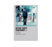 LOYANUKE Póster de The Verve Bitter Sweet Symphony para decoración de habitaciones, pintura estética interior, lienzo, pintura al óleo, estrella de película, álbum de música