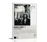 LOYANUKE Soda Stereo - Póster de doble vida para decoración de habitaciones, lienzo estético interior, pintura al óleo, estrella de película, álbum de música