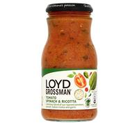 Loyd Grossman Estacional Salsa De Pasta - Tomate Y Espinacas Ricotta (350g) (Paquete de 6)