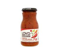 Loyd Grossman Salsa de tomate y pimienta roja, 350 g