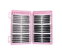 Loyimioo Faux Mink Lashes Cluster Lash Extensions Soft Band Natural Look Reutilizable 30D-100D Mezcla Densidad para Principiantes, Diario/Fiesta A02