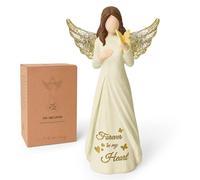 Loyzcy Regalos de mariposa para mujeres, regalos de aborto espontáneo para madres, regalos conmemorativos de condolencias por la pérdida de mamá, papá, figuras de ángel pintadas a mano, regalo de