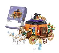 LOZ Building Blocks Educational Toy Luxury Car Pumpkin Wagon with Princess Treasure Case Creative Building Blocks Set Construction Toys