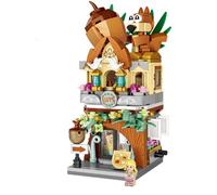 LOZ Building Blocks Educational Toy Modern Street View Architecture Model Nuts Store Houses Model Building Compatible with Lego Creator